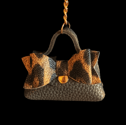 Leopard Faux Fur Pickup Bag