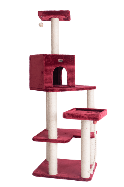 Armarkat Cat Tower Real Wood Cat Condo House 69"